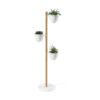 Floor Stand Planter White/Natural
