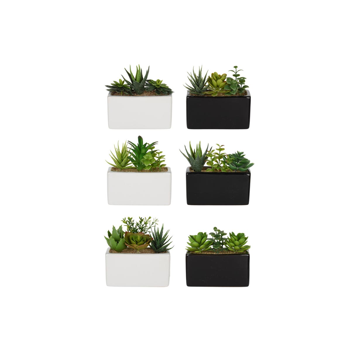 Artificial Plant Ceramic Pot 15X14Cm - Image 2